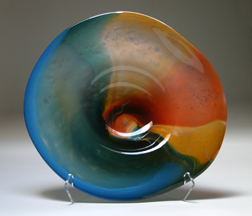 Landscape coral aqua newgreen goldtopaz