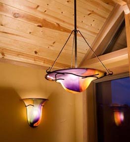 Chandelier and Sconce