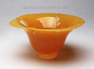 California Poppy Nicholson Blown Glass