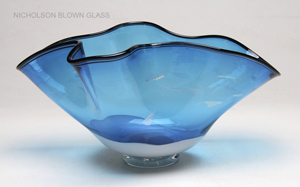 Wave Vessel Nicholson Blown Glass