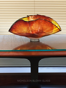 Wave Vessel Nicholson Blown Glass