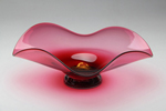 Ruby Dichroic Bowl Nicholson Blown Glass