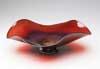 Dichroic Bowl garnet