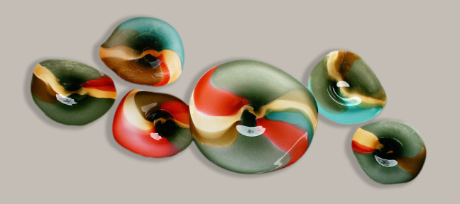 Nicholson Blown Glass Red Rock Point