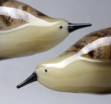 Shorebirds Nicholson Blown Glass